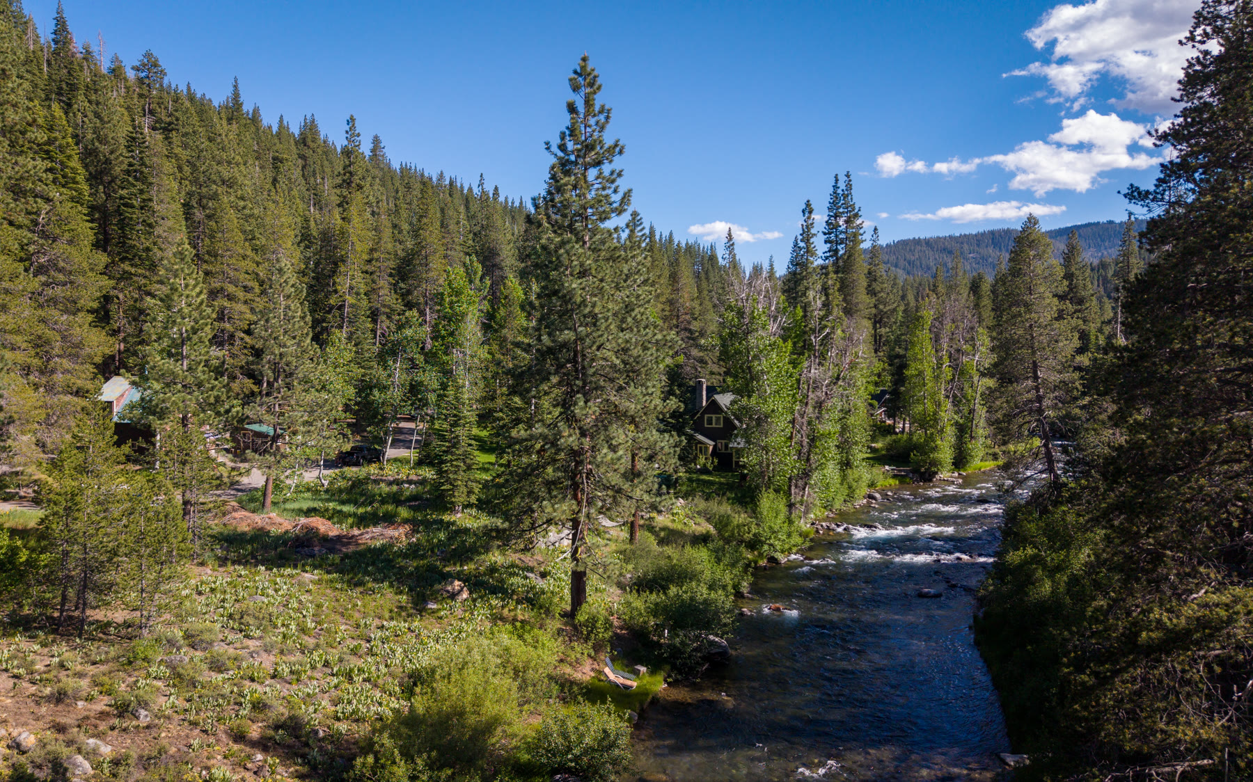 Truckee River corridor from above